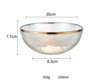 Luxury Rainbow Glass Bowl - Luxury Rainbow Glass Bowl