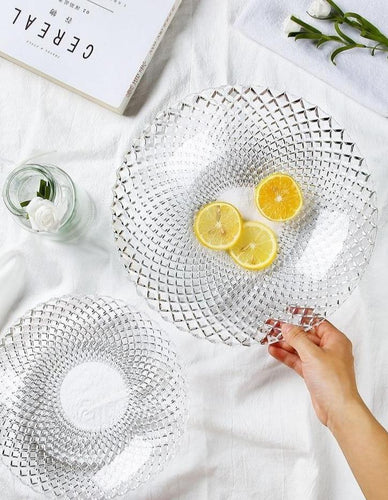 Large Glass Fruit Bowl - Large Glass Fruit Bowl