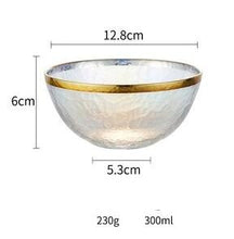 Load image into Gallery viewer, Luxury Rainbow Glass Bowl - Luxury Rainbow Glass Bowl
