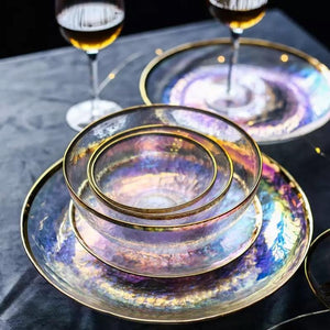 Luxury Rainbow Glass Bowl - Luxury Rainbow Glass Bowl