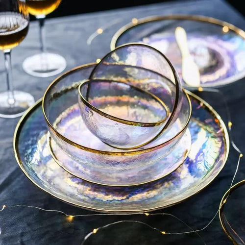 Luxury Rainbow Glass Bowl - Luxury Rainbow Glass Bowl