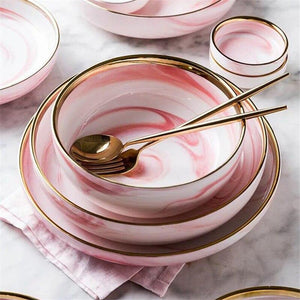 Pink Luxury Ceramic Bowls and Dishes - Pink Luxury Ceramic Bowls and Dishes