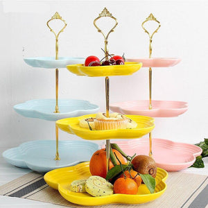 Sweet Flora Three-layer Dessert Stand - Sweet Flora Three-layer Dessert Stand