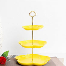 Load image into Gallery viewer, Sweet Flora Three-layer Dessert Stand - Sweet Flora Three-layer Dessert Stand
