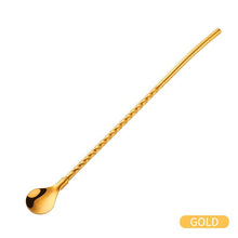 Load image into Gallery viewer, Spiral Pattern Straw Spoon - Spiral Pattern Straw Spoon
