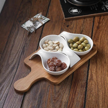 Load image into Gallery viewer, Snapdragon Ceramics Bowl with Serving Platter
