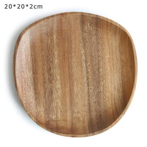 Irregular Oval Wooden Platter