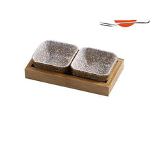 Load image into Gallery viewer, Ceramic Grid Fruit Bowls Platter - Ceramic Grid Fruit Bowls Platter
