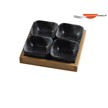 Load image into Gallery viewer, Ceramic Grid Fruit Bowls Platter - Ceramic Grid Fruit Bowls Platter
