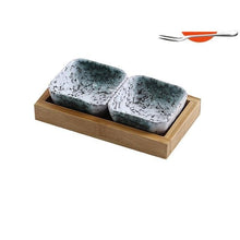 Load image into Gallery viewer, Ceramic Grid Fruit Bowls Platter - Ceramic Grid Fruit Bowls Platter
