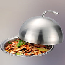 Load image into Gallery viewer, Stainless Steel Cloche Food Cover Dome
