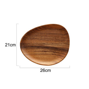 Whole Wooden Plates (5 pc)