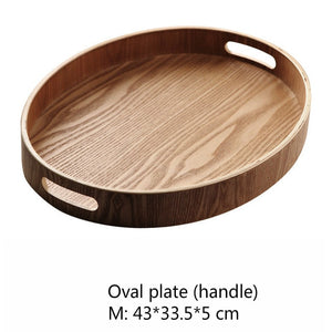 Round/oval/rectangular Serving wooden Tray