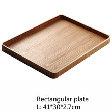 Load image into Gallery viewer, Round/oval/rectangular Serving wooden Tray
