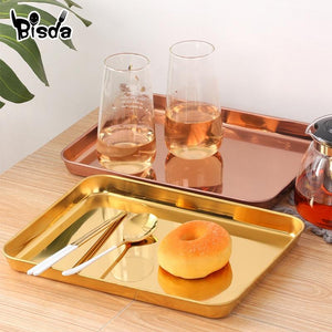 Classic Stainless Steel Serving Tray - Classic Stainless Steel Serving Tray