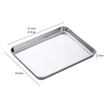 Load image into Gallery viewer, Classic Stainless Steel Serving Tray - Classic Stainless Steel Serving Tray
